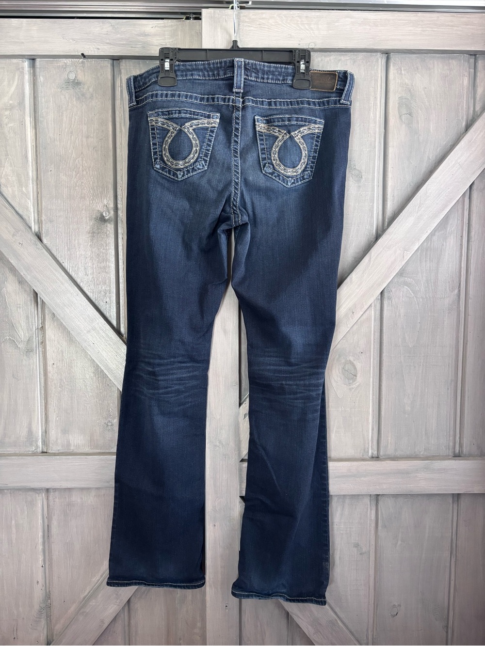 Big Star Maddie Boot dark Wash western rodeo festival sparkle stitch pocket 36L - Picture 3 of 9